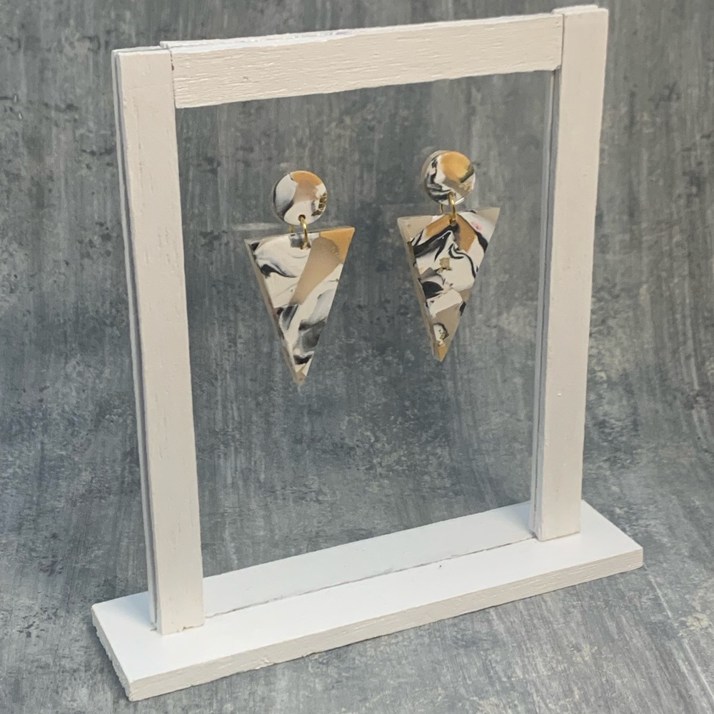 Translucent Handcrafted Clay Earrings